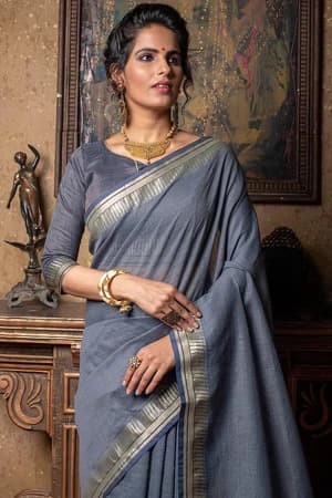 linen-saree-beige-linen-saree-silk-saree-online